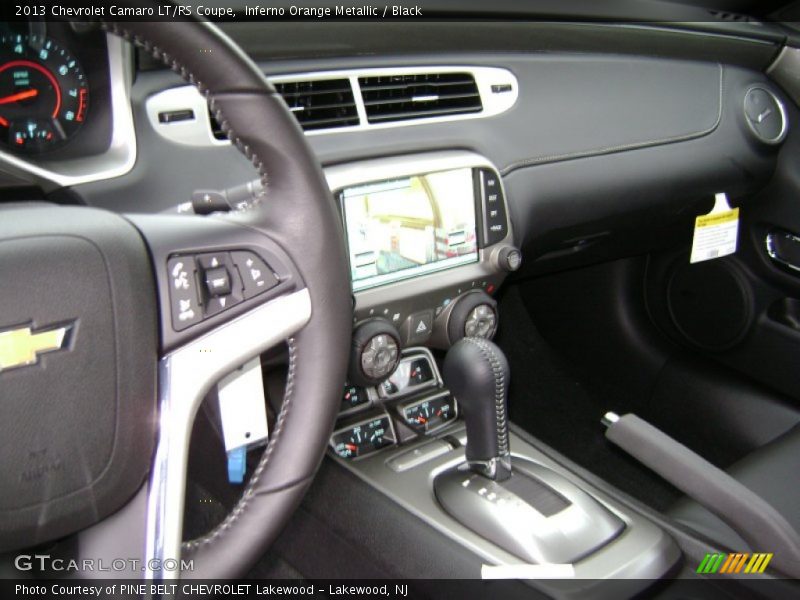 Inferno Orange Metallic / Black 2013 Chevrolet Camaro LT/RS Coupe