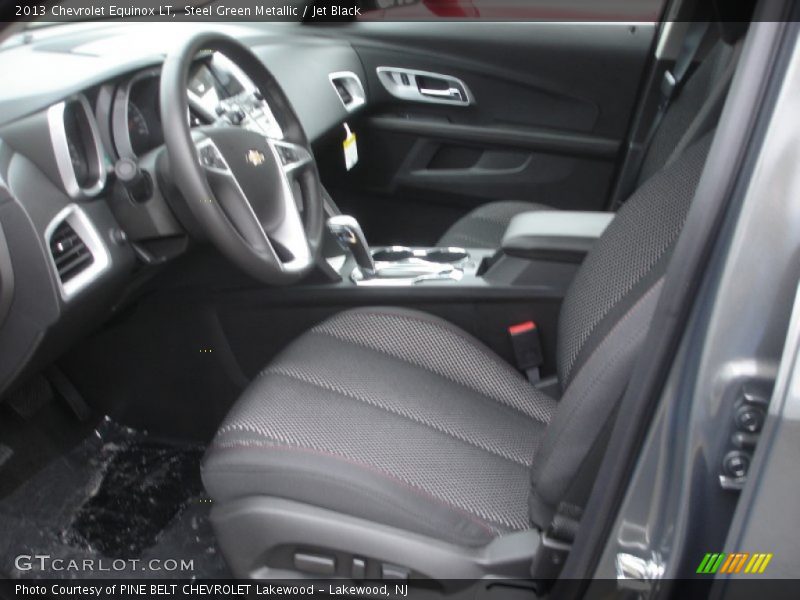 Steel Green Metallic / Jet Black 2013 Chevrolet Equinox LT