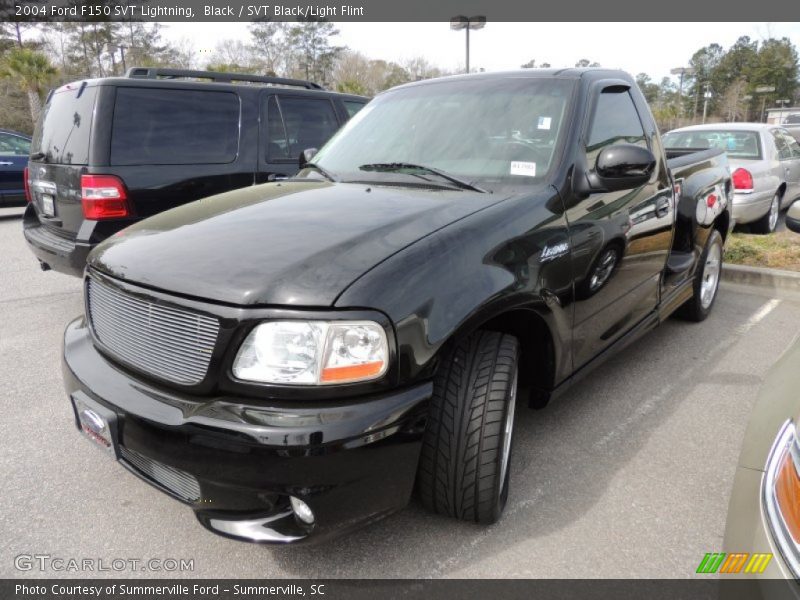 Black / SVT Black/Light Flint 2004 Ford F150 SVT Lightning