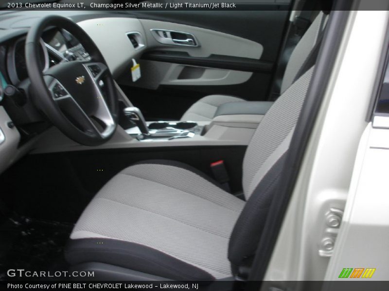 Champagne Silver Metallic / Light Titanium/Jet Black 2013 Chevrolet Equinox LT