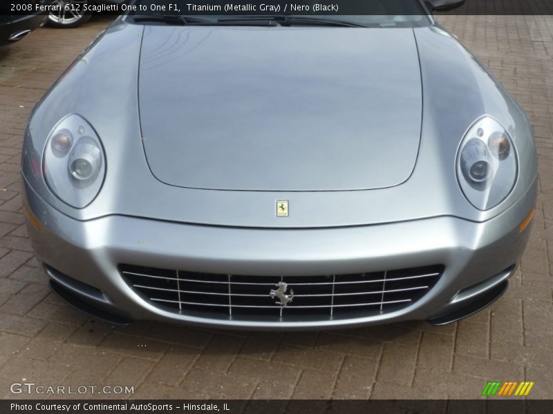 Titanium (Metallic Gray) / Nero (Black) 2008 Ferrari 612 Scaglietti One to One F1