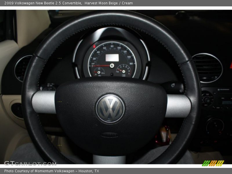 Harvest Moon Beige / Cream 2009 Volkswagen New Beetle 2.5 Convertible