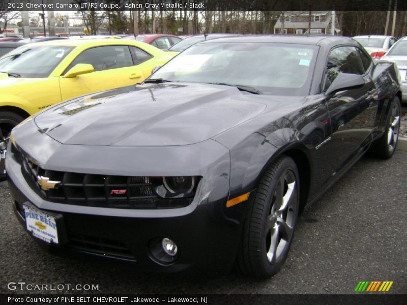 Ashen Gray Metallic / Black 2013 Chevrolet Camaro LT/RS Coupe