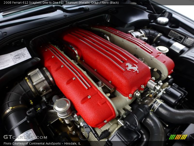  2008 612 Scaglietti One to One F1 Engine - 5.7 Liter DOHC 48-Valve V12