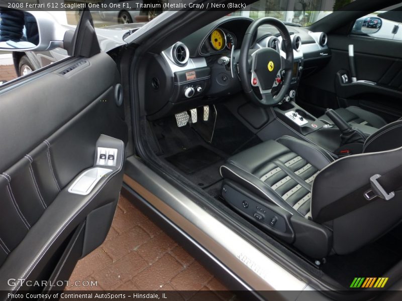  2008 612 Scaglietti One to One F1 Nero (Black) Interior