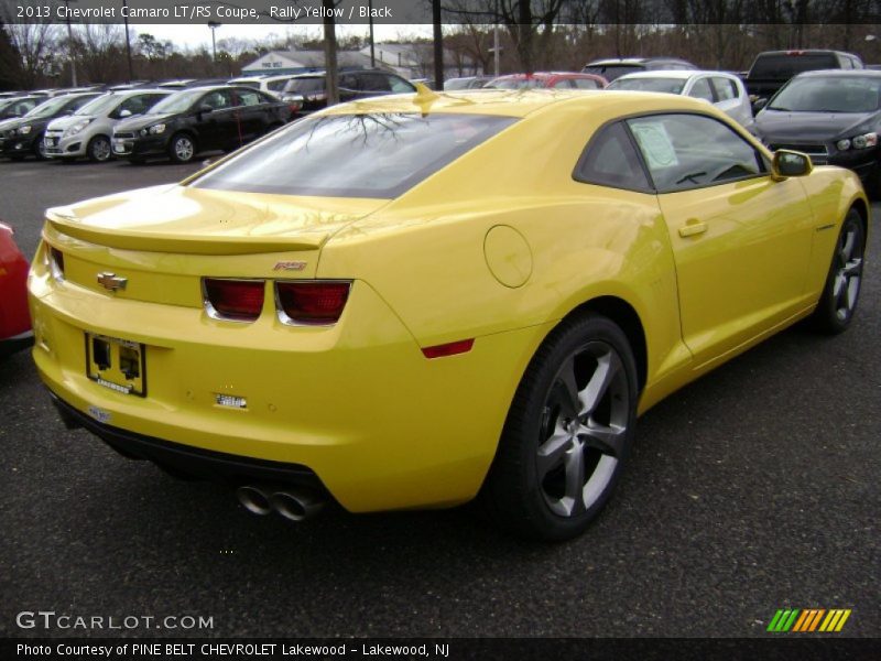 Rally Yellow / Black 2013 Chevrolet Camaro LT/RS Coupe