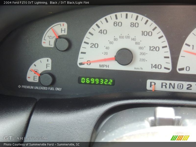 Black / SVT Black/Light Flint 2004 Ford F150 SVT Lightning