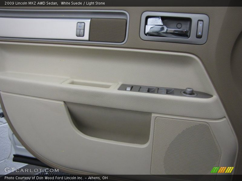 White Suede / Light Stone 2009 Lincoln MKZ AWD Sedan