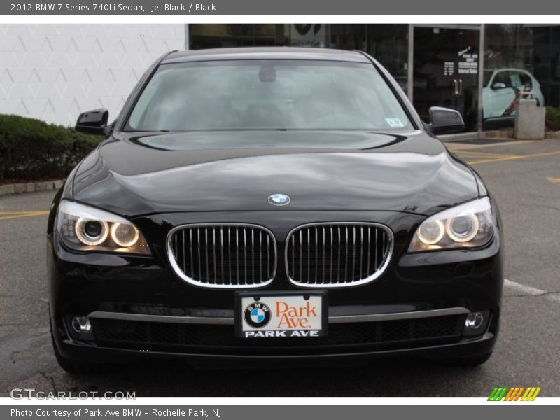 Jet Black / Black 2012 BMW 7 Series 740Li Sedan