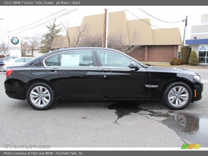 Jet Black / Black 2012 BMW 7 Series 740Li Sedan