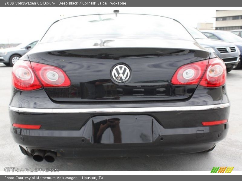 Deep Black / Cornsilk Beige Two-Tone 2009 Volkswagen CC Luxury