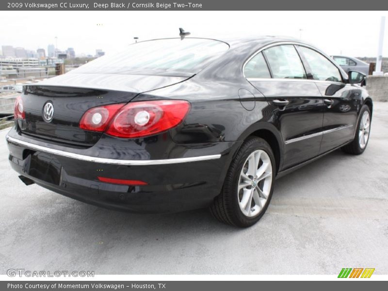 Deep Black / Cornsilk Beige Two-Tone 2009 Volkswagen CC Luxury