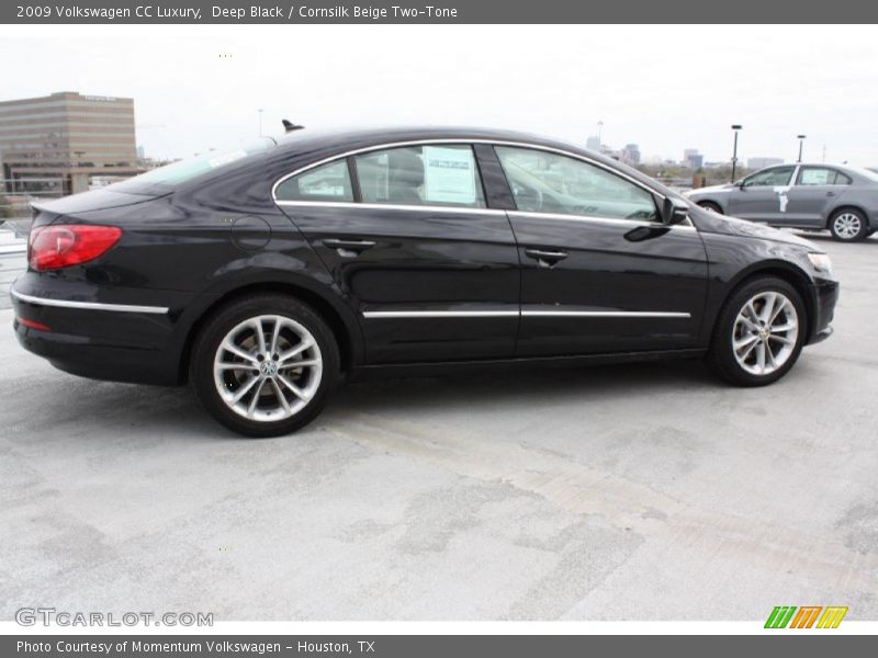 Deep Black / Cornsilk Beige Two-Tone 2009 Volkswagen CC Luxury
