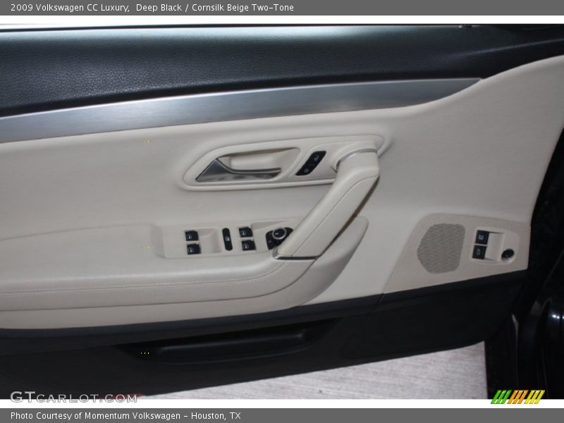 Deep Black / Cornsilk Beige Two-Tone 2009 Volkswagen CC Luxury