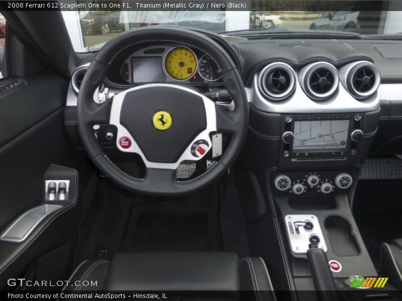 Dashboard of 2008 612 Scaglietti One to One F1