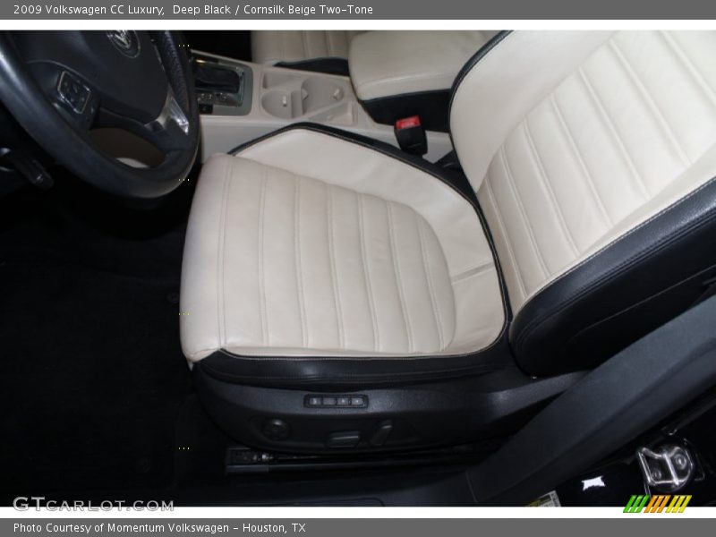 Deep Black / Cornsilk Beige Two-Tone 2009 Volkswagen CC Luxury