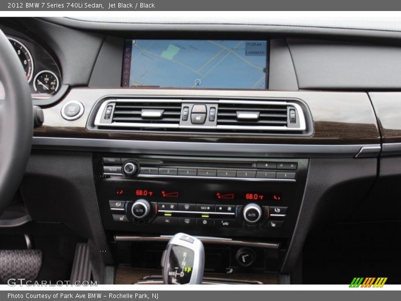 Jet Black / Black 2012 BMW 7 Series 740Li Sedan