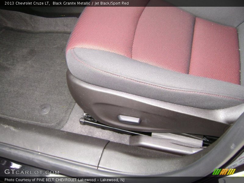 Black Granite Metallic / Jet Black/Sport Red 2013 Chevrolet Cruze LT