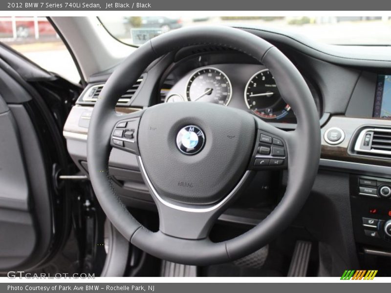 Jet Black / Black 2012 BMW 7 Series 740Li Sedan