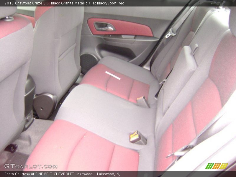 Black Granite Metallic / Jet Black/Sport Red 2013 Chevrolet Cruze LT