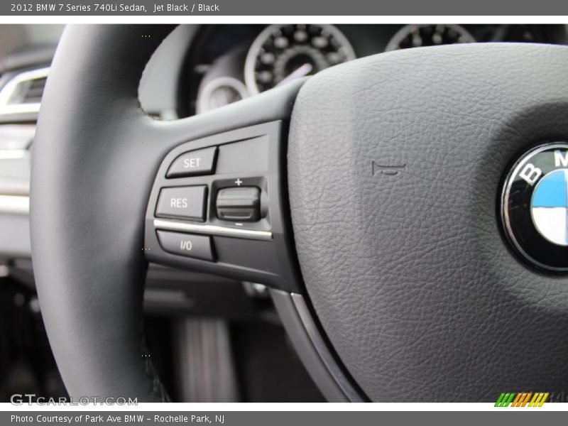 Jet Black / Black 2012 BMW 7 Series 740Li Sedan