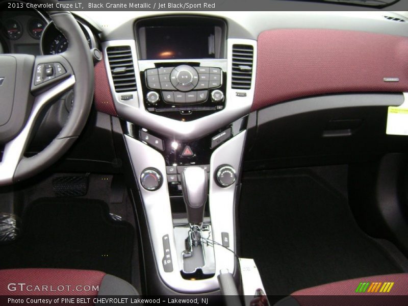 Black Granite Metallic / Jet Black/Sport Red 2013 Chevrolet Cruze LT