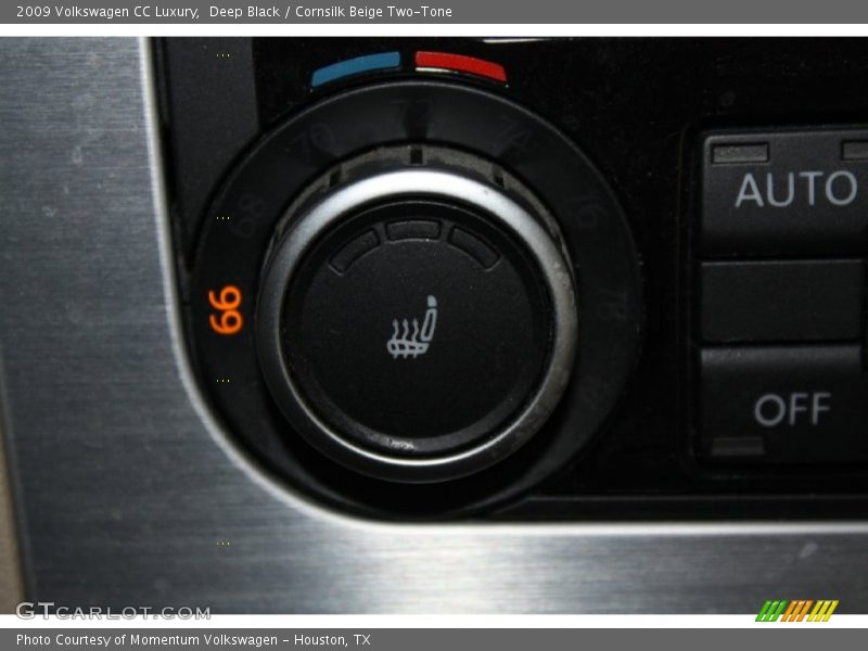 Deep Black / Cornsilk Beige Two-Tone 2009 Volkswagen CC Luxury