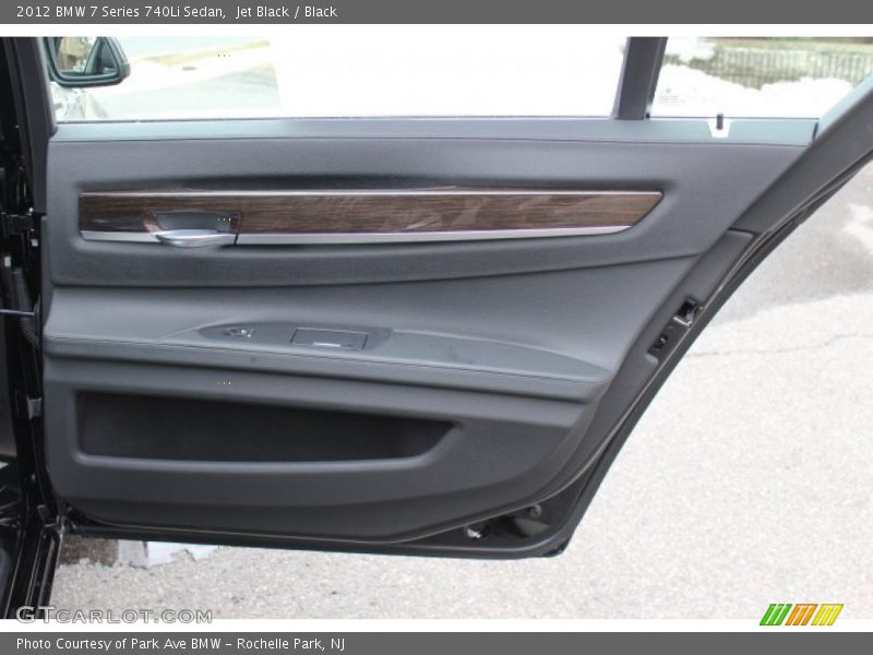 Jet Black / Black 2012 BMW 7 Series 740Li Sedan
