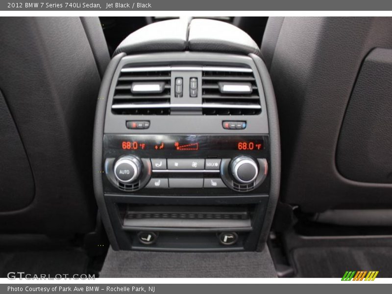 Jet Black / Black 2012 BMW 7 Series 740Li Sedan