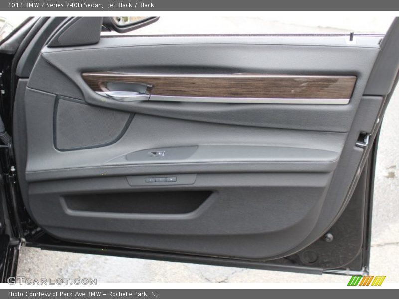 Jet Black / Black 2012 BMW 7 Series 740Li Sedan