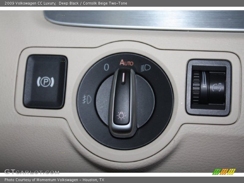 Deep Black / Cornsilk Beige Two-Tone 2009 Volkswagen CC Luxury