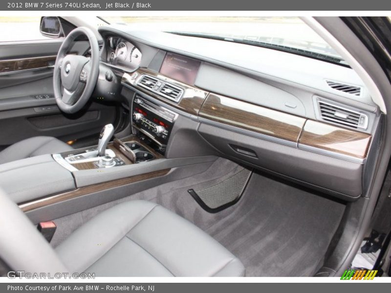 Jet Black / Black 2012 BMW 7 Series 740Li Sedan
