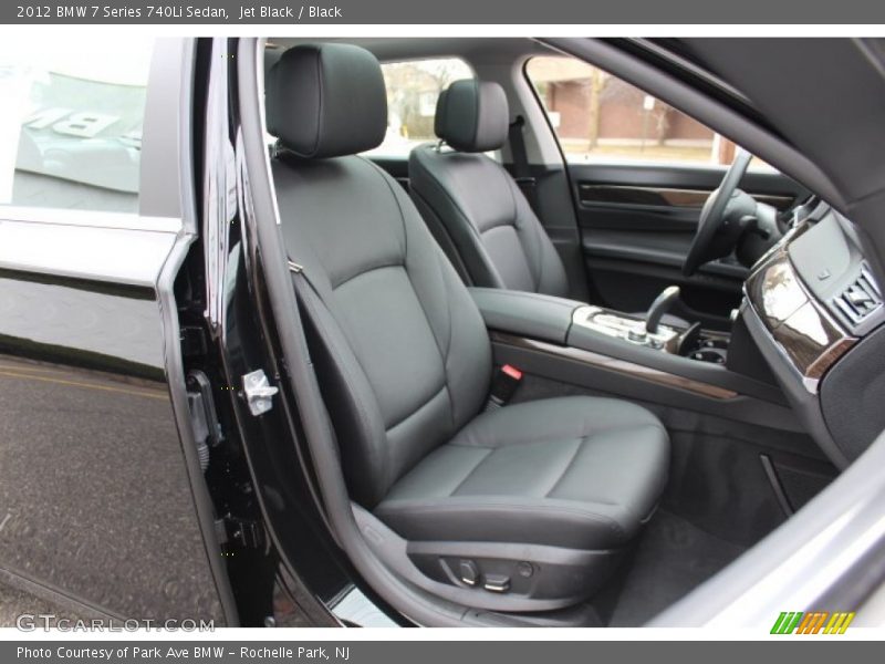 Jet Black / Black 2012 BMW 7 Series 740Li Sedan