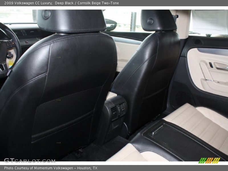 Deep Black / Cornsilk Beige Two-Tone 2009 Volkswagen CC Luxury