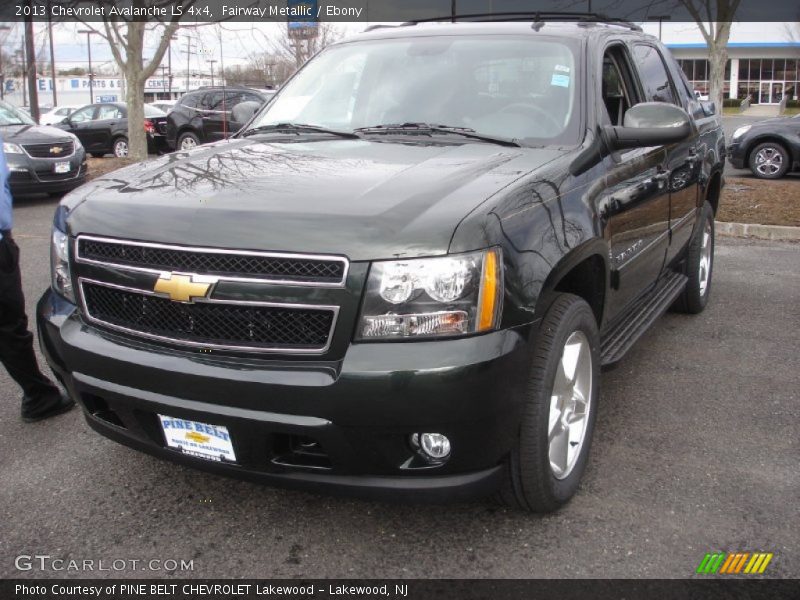 Fairway Metallic / Ebony 2013 Chevrolet Avalanche LS 4x4