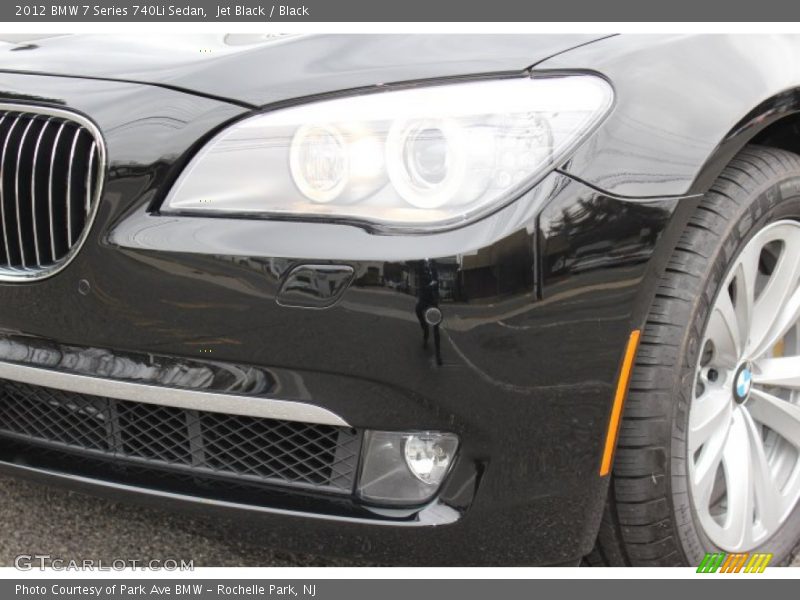 Jet Black / Black 2012 BMW 7 Series 740Li Sedan