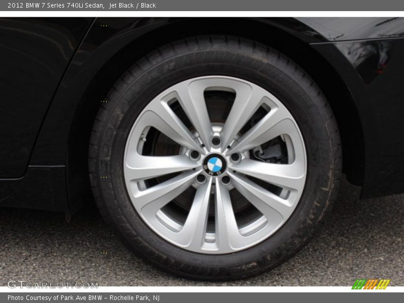 Jet Black / Black 2012 BMW 7 Series 740Li Sedan