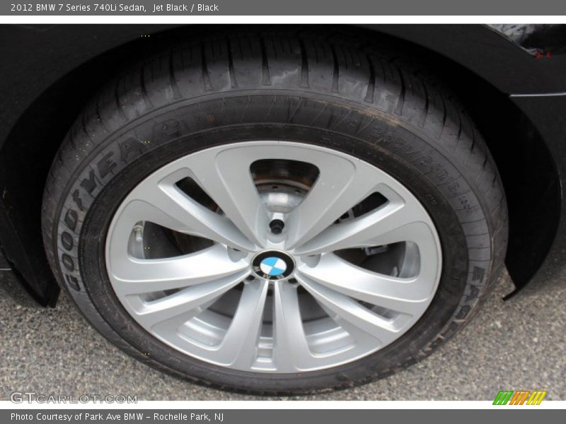 Jet Black / Black 2012 BMW 7 Series 740Li Sedan
