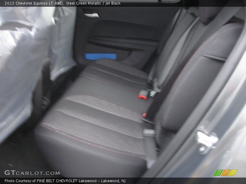 Steel Green Metallic / Jet Black 2013 Chevrolet Equinox LT AWD