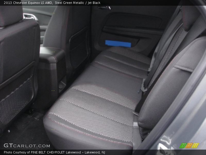 Steel Green Metallic / Jet Black 2013 Chevrolet Equinox LS AWD
