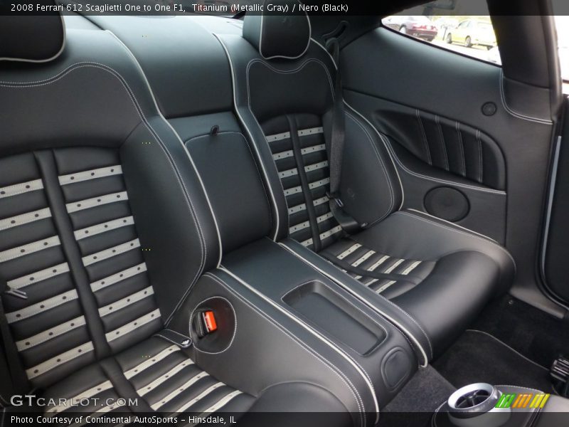 Rear Seat of 2008 612 Scaglietti One to One F1