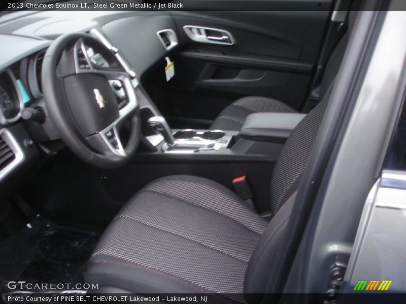Steel Green Metallic / Jet Black 2013 Chevrolet Equinox LT