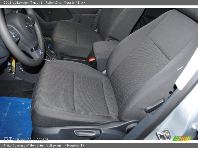 Reflex Silver Metallic / Black 2013 Volkswagen Tiguan S