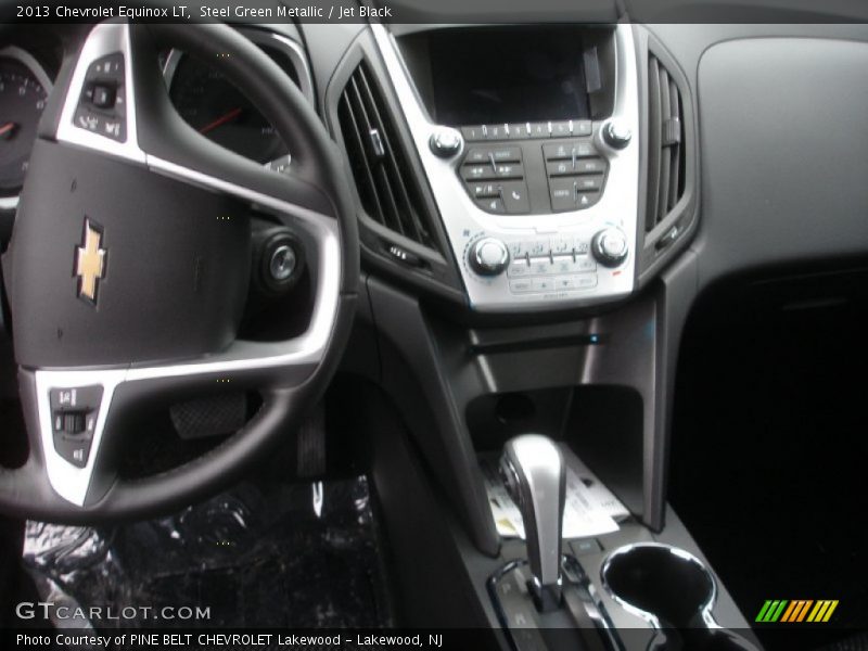 Steel Green Metallic / Jet Black 2013 Chevrolet Equinox LT
