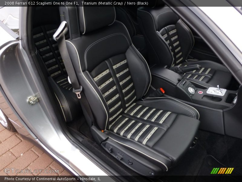 Front Seat of 2008 612 Scaglietti One to One F1