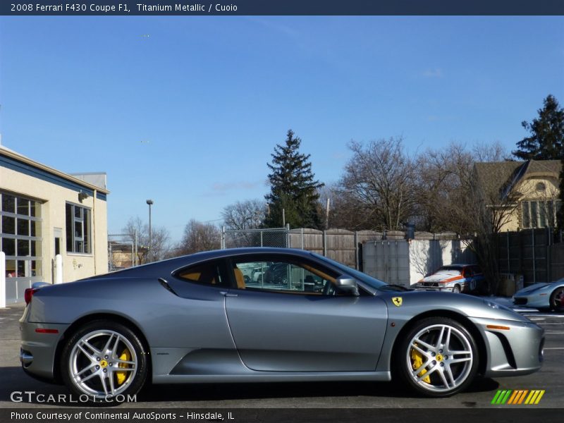 Titanium Metallic / Cuoio 2008 Ferrari F430 Coupe F1