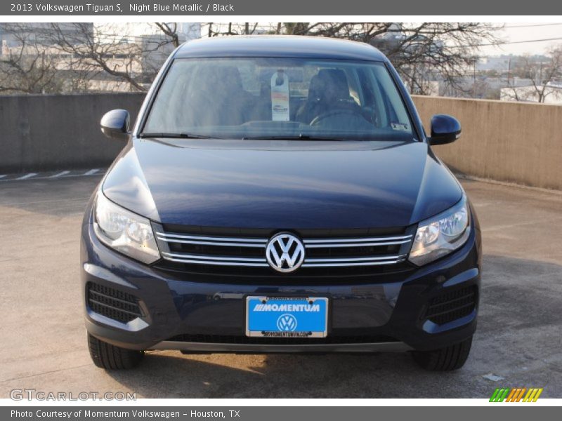 Night Blue Metallic / Black 2013 Volkswagen Tiguan S