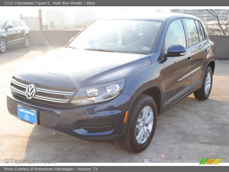 Night Blue Metallic / Black 2013 Volkswagen Tiguan S