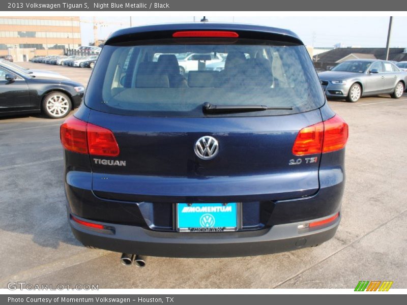Night Blue Metallic / Black 2013 Volkswagen Tiguan S