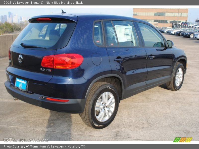 Night Blue Metallic / Black 2013 Volkswagen Tiguan S